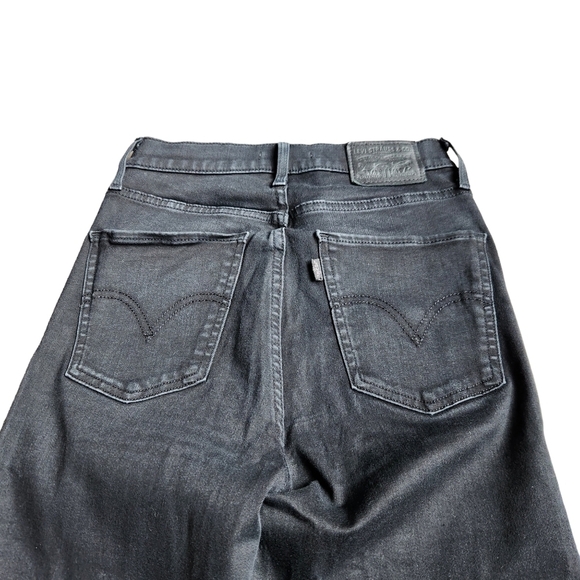 Levi Strauss & CO mile high super skinny black denim  Jean pants 27x32 - Picture 9 of 10